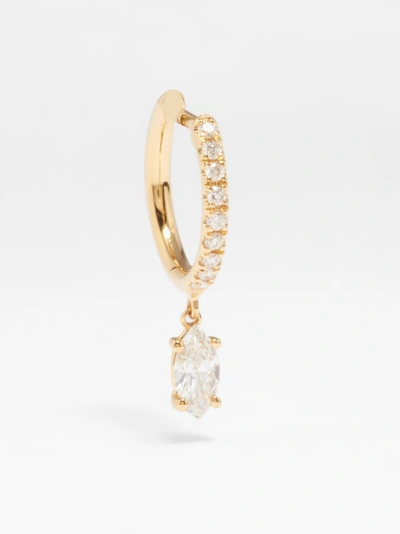 Anita Ko 18kt Gold Single Earring With Diamonds