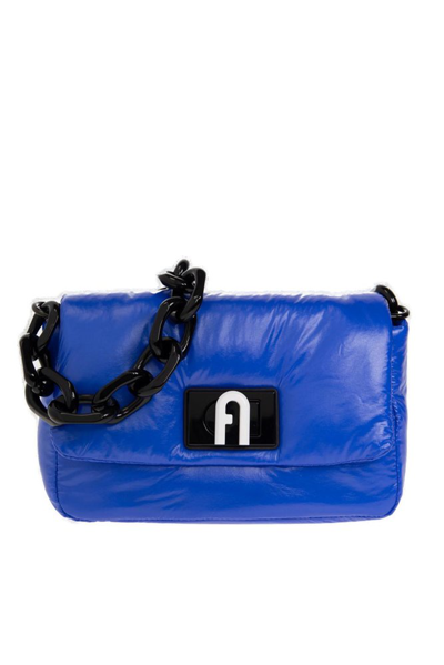Furla 1927 Soft Mini Shoulder Bag In Blue