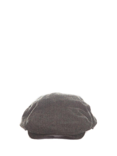 Barbour Logo Patch Flat Cap In Green