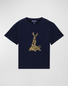 VILEBREQUIN BOY'S YEAR OF THE RABBIT EMBROIDERED T-SHIRT