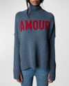 ZADIG & VOLTAIRE ALMA WE AMOUR SWEATER
