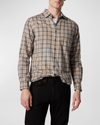 Rodd & Gunn Lawrence Sports Fit Plaid Button-up Shirt In Gravel