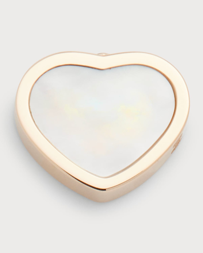 Chopard My Happy Hearts 18-karat Rose Gold Mother-of-pearl Single Earring