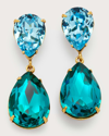 Jennifer Behr Judy Drop Earrings In Teal