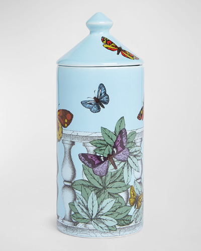 Fornasetti Talvolta Room Spray - Décor Farfalle E Balaustra - Fragrance Giardino Segreto In Multicolour