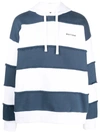 Botter Logo-print Striped Hoodie In White