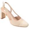 Journee Collection Reignn Slingback Pump In Taupe