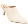 Journee Collection Shiyza Faux Leather Mule Pump In Brown