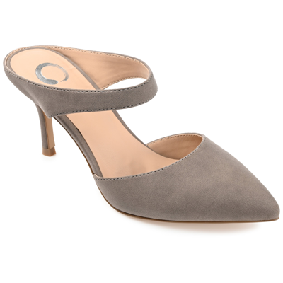 Journee Collection Women's Maevali Pointed Toe Heels In Taupe