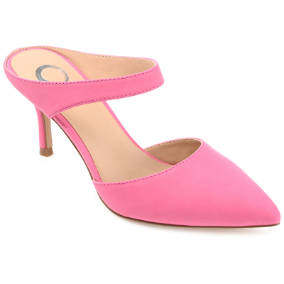 Journee Collection Women's Maevali Pointed Toe Heels In Pink