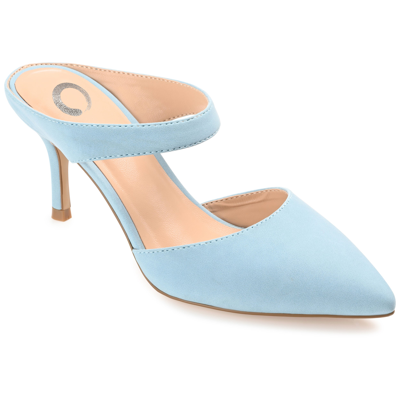 Journee Collection Women's Maevali Pointed Toe Heels In Blue