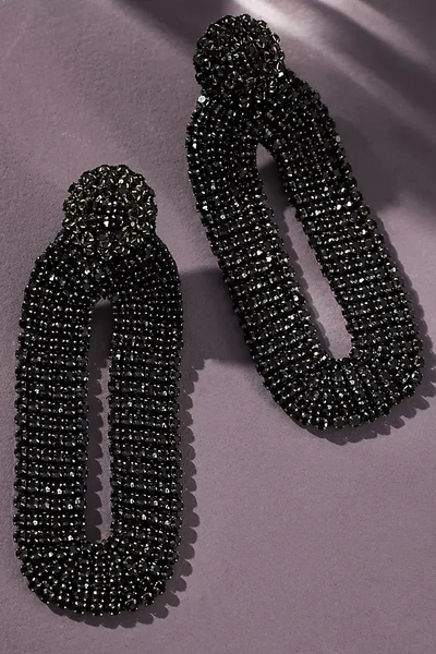 Deepa Gurnani Shyna Earrings In Black