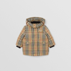 BURBERRY BURBERRY CHILDRENS HORSEFERRY MOTIF VINTAGE CHECK PUFFER COAT