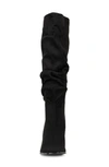 New York And Company Damaris Faux Suede Tall Boot In Black