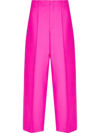 VALENTINO CREPE COUTURE TAILORED TROUSERS