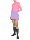 Patou Ribbed-knit Wool-blend Turtleneck Sweater In Fuchsia