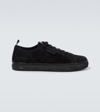 GIANVITO ROSSI LOW TOP SUEDE SNEAKERS