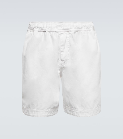 Orlebar Brown Louis Cotton And Linen Blend Shorts In Cloud
