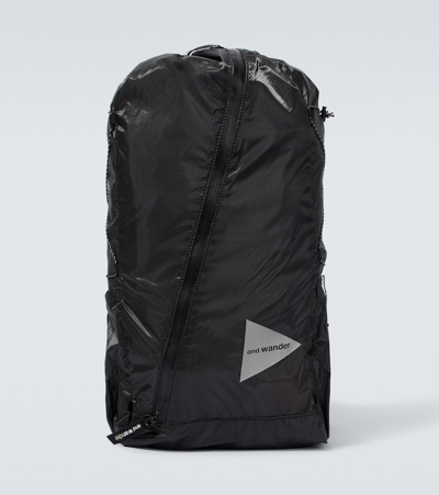 And Wander Nylon Backpack In Charcoal