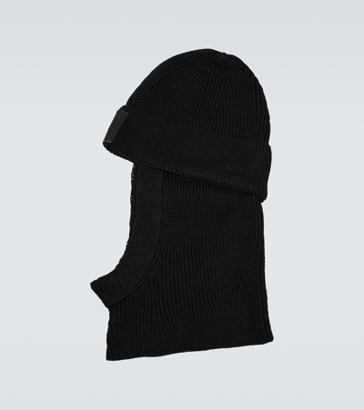 Y-3 Icon Beanie Balaclava Hat In Black ModeSens