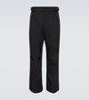 Moncler Embossed Logo Ski Pants In Black