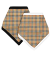 BURBERRY BABY SET OF 2 VINTAGE CHECK BIBS