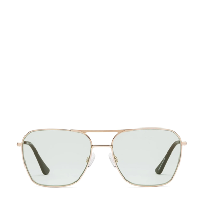 Caddis Hooper Glasses Sunglasses In Polished Gold Green