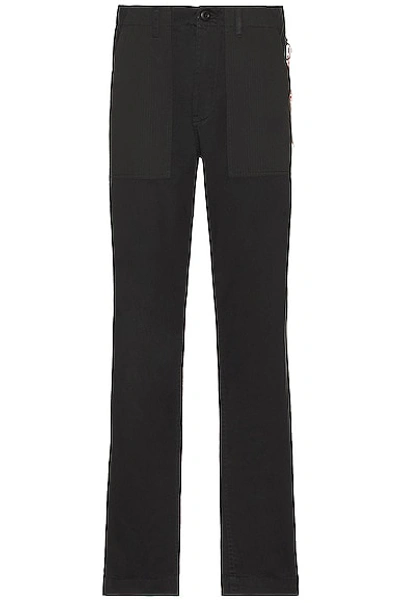 Alpha Industries Fatigue Pant In Black