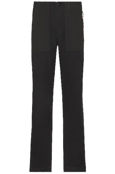 Alpha Industries Fatigue Trouser In Black