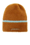 Jacquemus Le Bonnet Brand-embroidered Stretch-woven Beanie In Brown