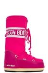 Moon Boot Icon Nylon Fuchsia Snow Boot In Pink
