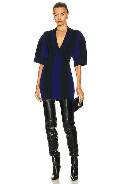 ellerie feather knit mini dress Emerson Crepe + Feathers Mini Dress main image 1