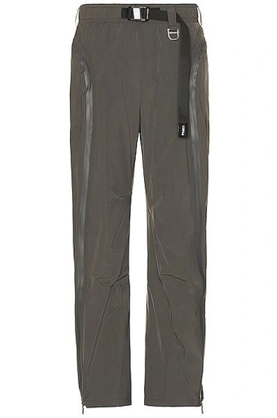 C2h4 Stereoscopic Zippered Ski Pants In Grey