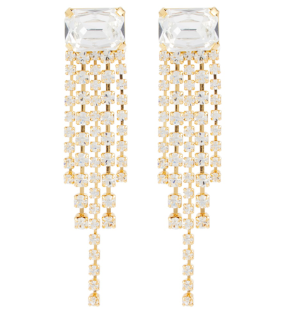 Magda Butrym Crystal Drop Earrings In Gold