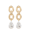 NADINE AYSOY CATENA 18KT YELLOW GOLD EARRINGS WITH DIAMONDS