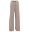 THE ROW ANTON CASHMERE HIGH-RISE PANTS