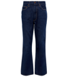 Agolde Pinch Waist High-rise Straight Jeans In Radio