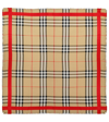 BURBERRY VINTAGE CHECK SILK AND WOOL SCARF