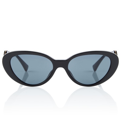 Versace Embellished Cat-eye Sunglasses In 0