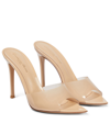 GIANVITO ROSSI ELLE 105 PVC AND PATENT LEATHER MULES