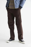 Dickies Corduroy Straight Fit Trouser Pant In Chocolate