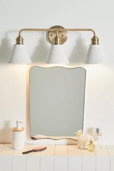 Urban Outfitters Alex Triple Light Sconce In Gold