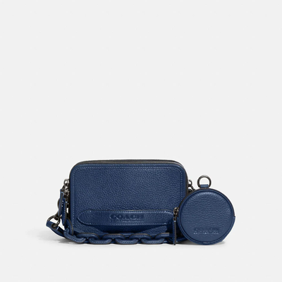 Coach Charter Crossbody With Hybrid Pouch In Deep Blue