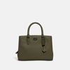 Coach Brooke Carryall 28 In Color<lsn_delimiter>pewter/army Green