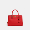 Coach Brooke Carryall 28 In Brass/sport Red