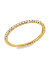 Nephora Women's 14k Yellow Gold & 0.15 Tcw Diamond Half Eternity Ring In Yellow Gold