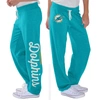G-iii 4her By Carl Banks Aqua Miami Dolphins Scrimmage Fleece Pants In Aqua
