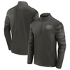 Fanatics Branded Black Florida Gators Oht Military Appreciation Guardian Quarter-zip Top In Black