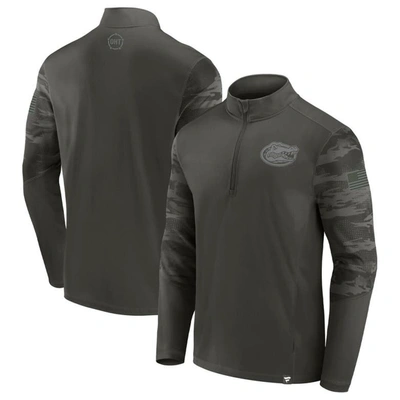Fanatics Branded Black Florida Gators Oht Military Appreciation Guardian Quarter-zip Top