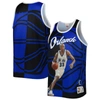 Mitchell & Ness Men's  Grant Hill Blue And Black Orlando Magic Sublimated Player Tank Top In Blue